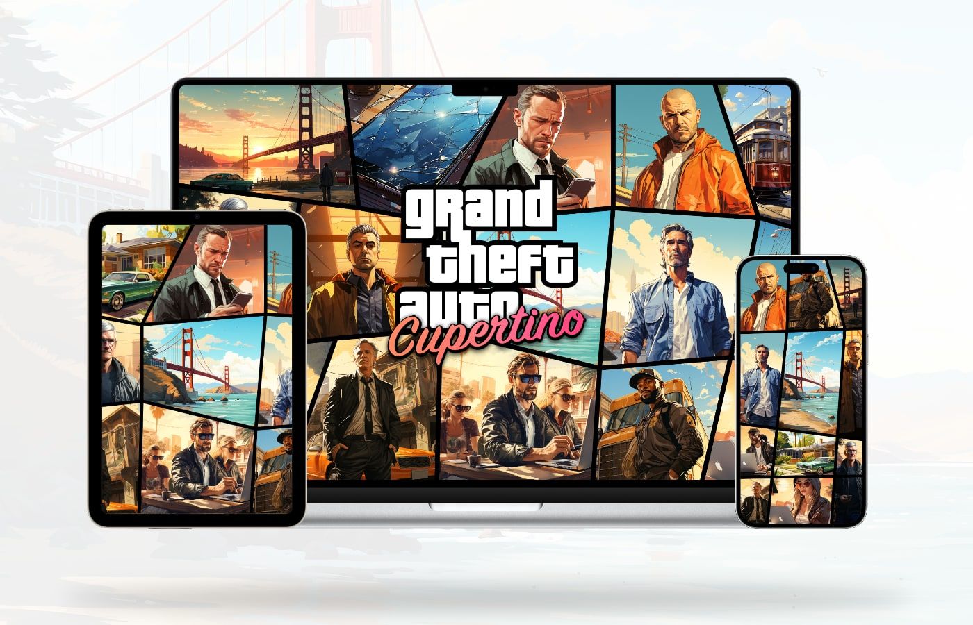 Apple et Tim Cook s'invitent dans GTA 5 avec ce fond d'écran