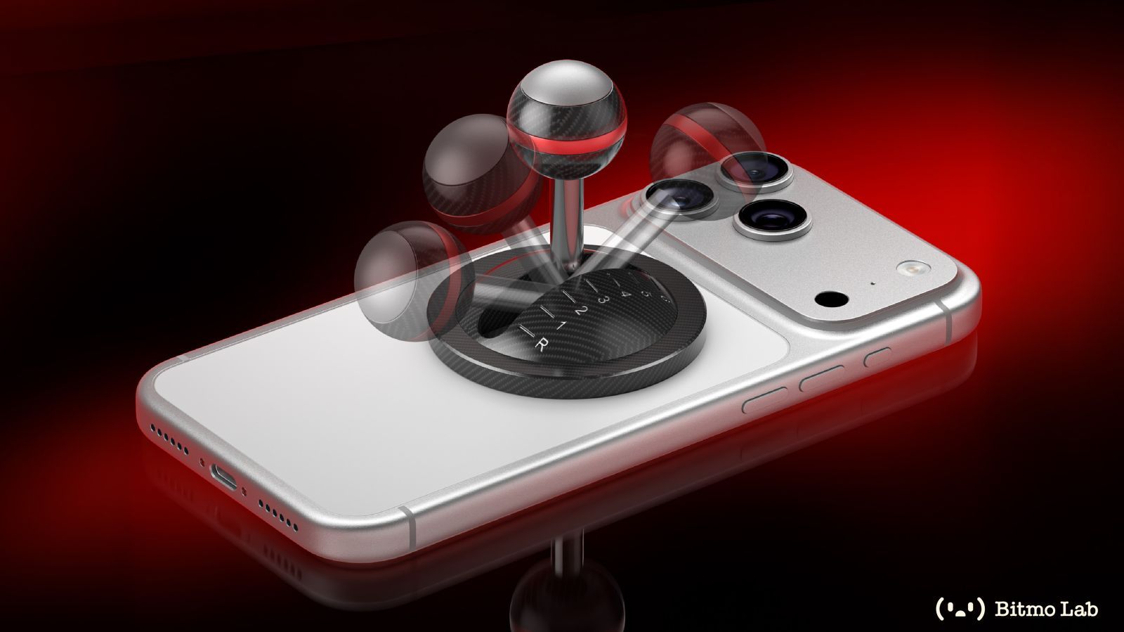 GearShift : Bitmo Lab invente le levier de vitesse MagSafe pour iPhone
