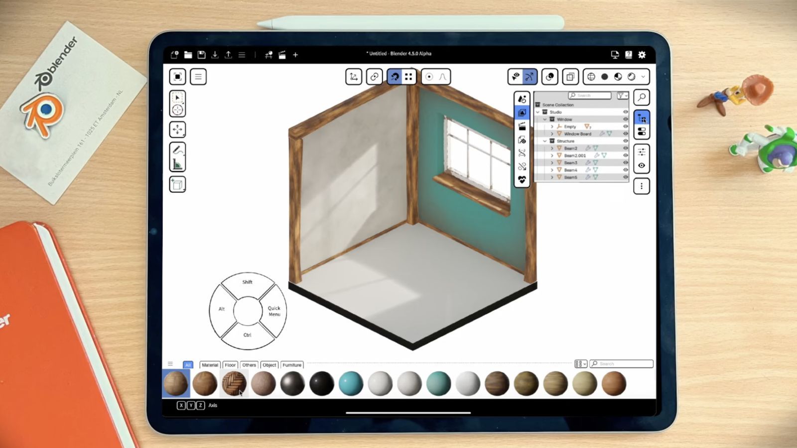 Le développement de Blender sur iPad est retardé par la version Android