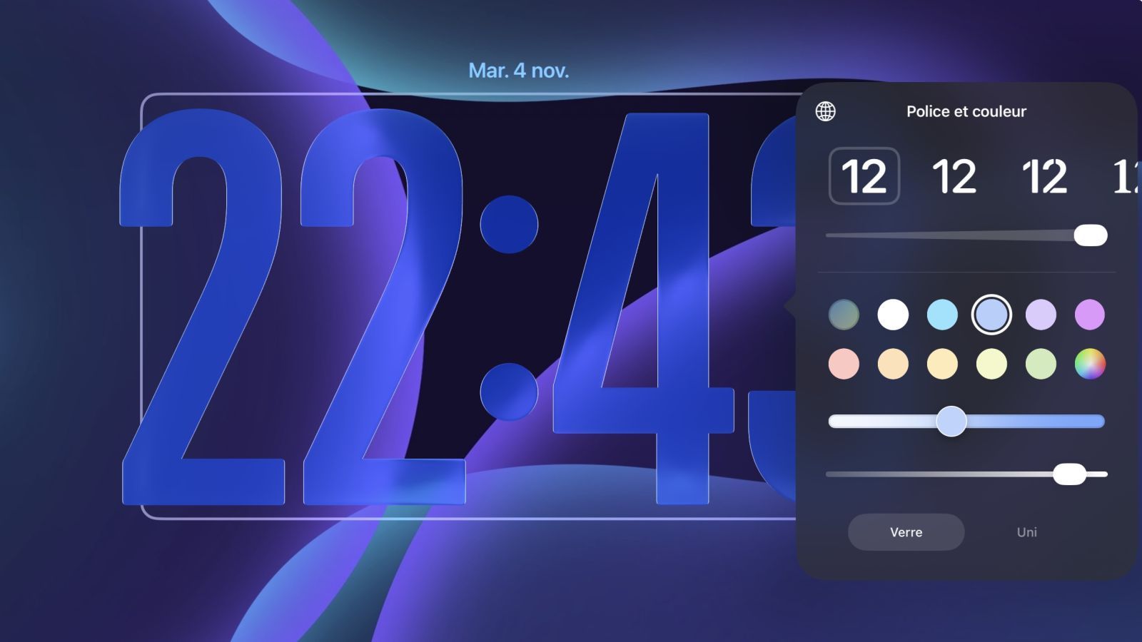 Un curseur pour Liquid Glass parmi les nouveautés d'iOS 27