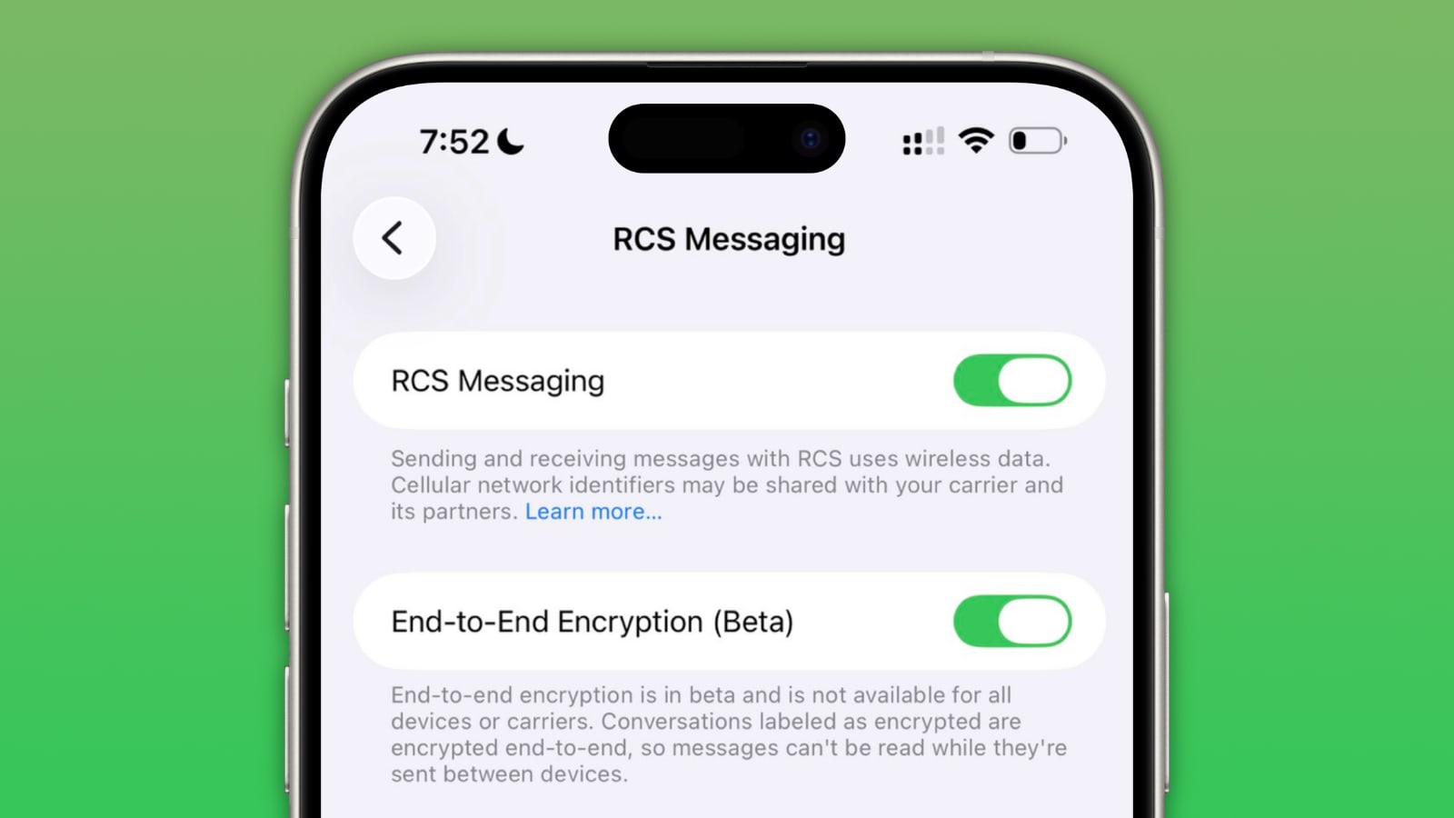 iOS 26.5 bêta : Apple et Google testent le chiffrement des messages RCS entre iPhone et Android