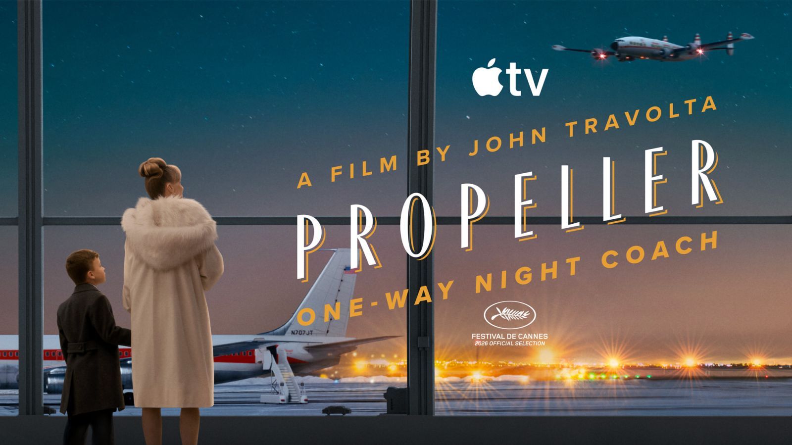 Propeller One-Way Night Coach : John Travolta signe son premier film Apple TV