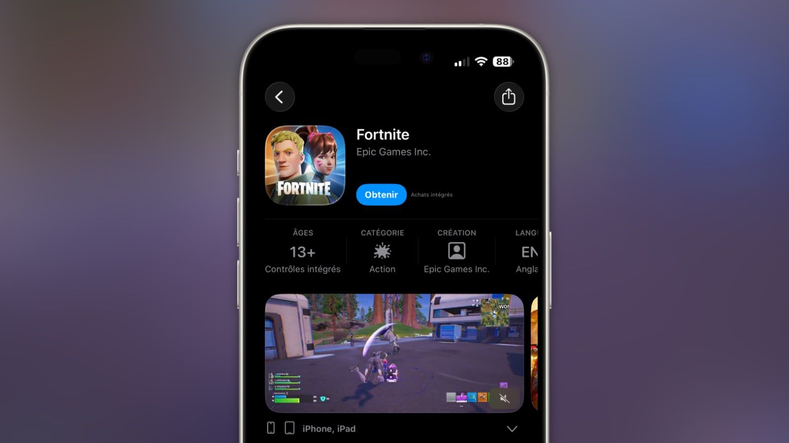 Fortnite est de retour sur l’App Store dans le monde entier