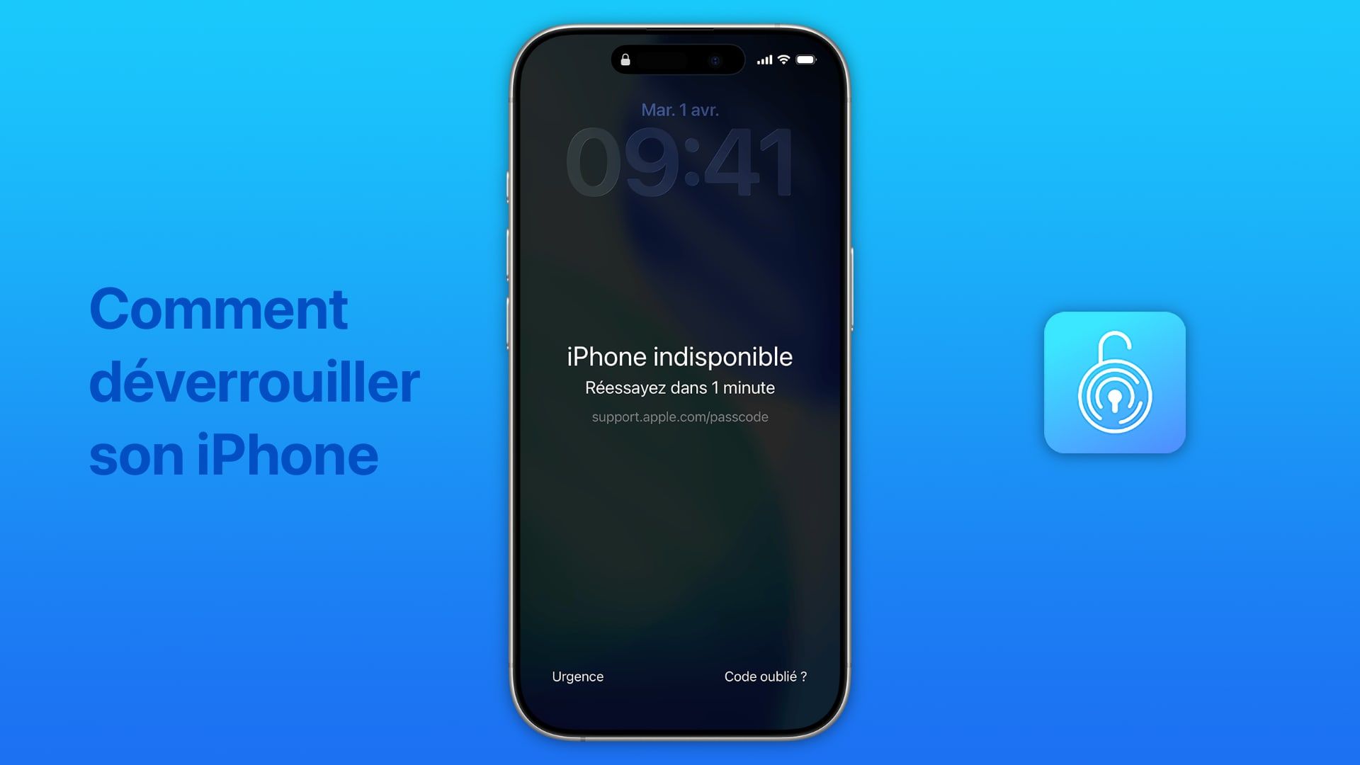 Comment déverrouiller l'écran support.apple.com/passcode sur iPhone