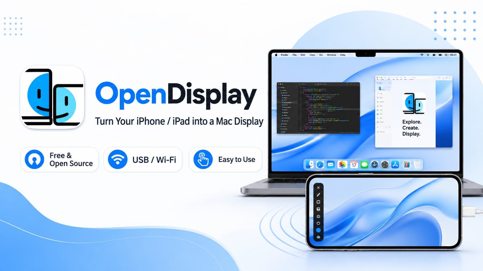 OpenDisplay : comment transformer un iPhone, iPad ou Mac en écran Mac gratuitement