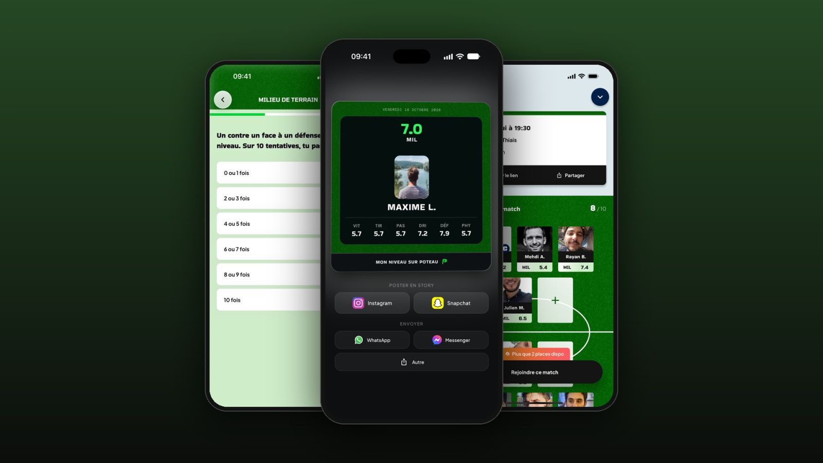 Poteau : l’app pour trouver un match de foot à 5 ou de padel adapté à son niveau