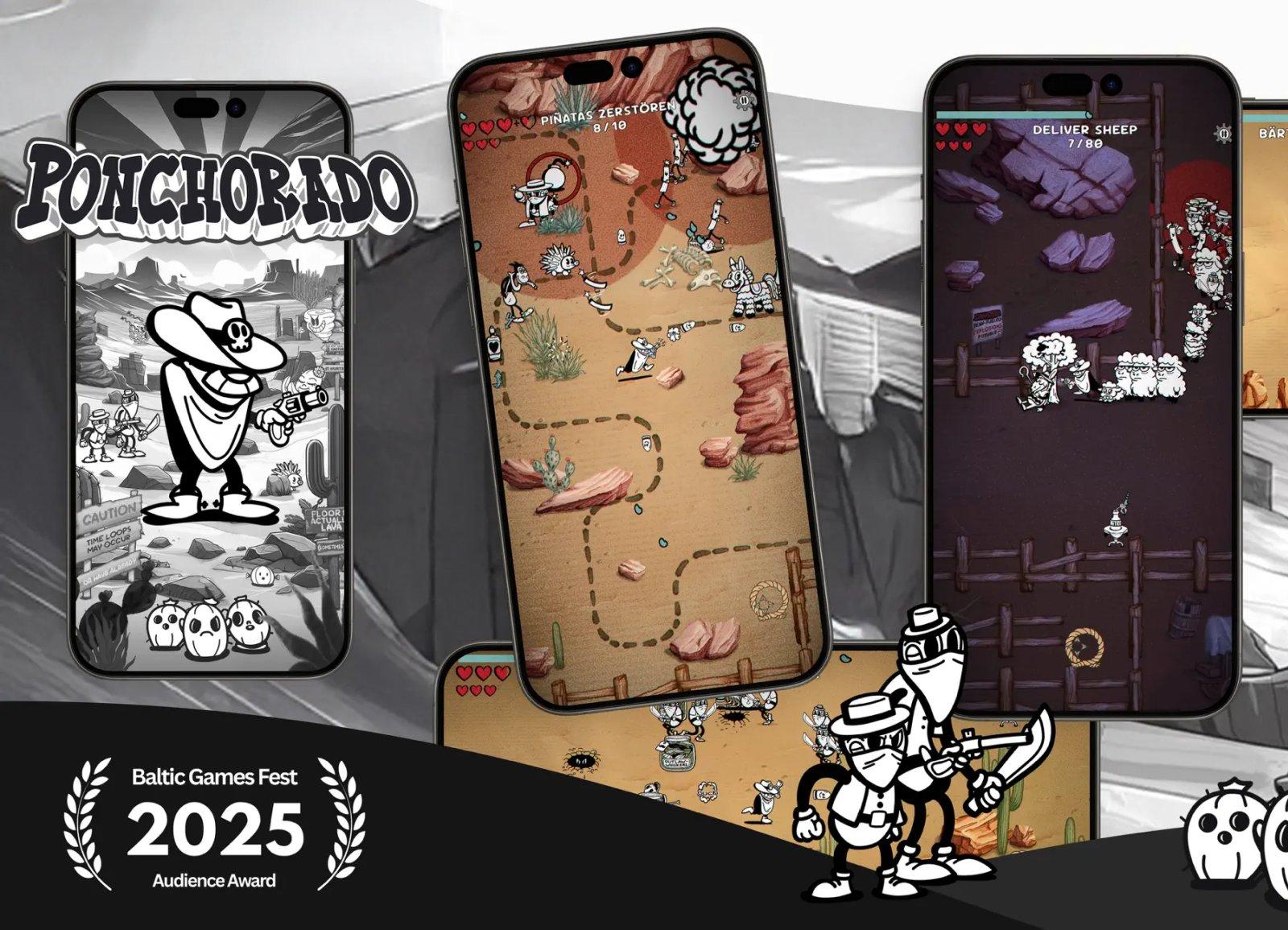 Sorties jeux : Ponchorado, Reigns: The Witcher, Subway Surfers City et Becoming Saint